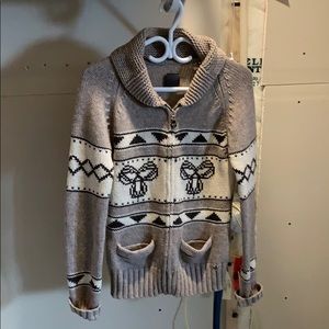 100% Lambswool Zip Up by TNA